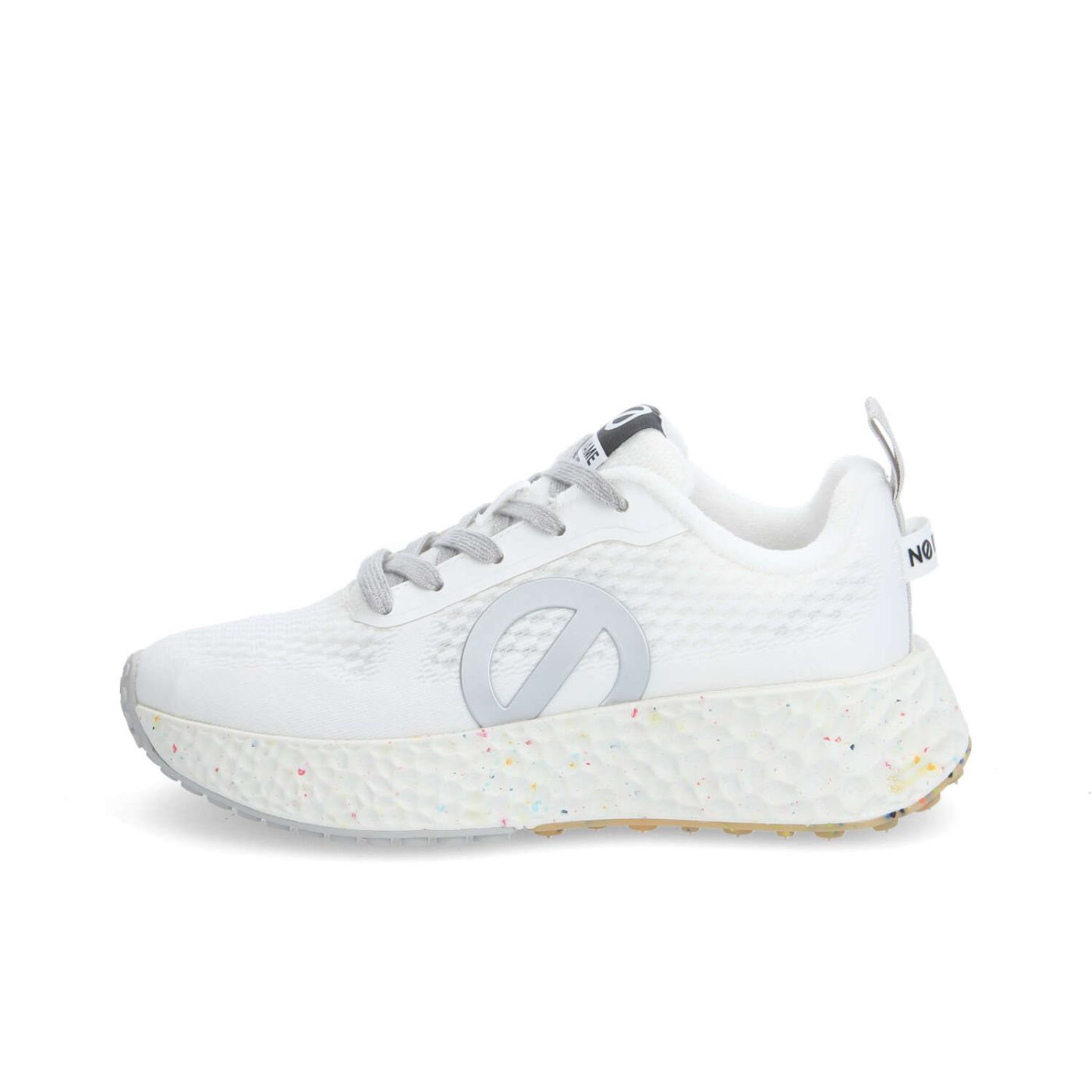 CARTER FLY W - MESH RECYC/SIDE - BLANC/ARGENT